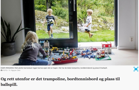 Sist uke hadde Aftenposten en fin artikkel om barneromsavdelingen vår skrevet av Kjersti Busterud og Tri Nguyen Dinh (foto).